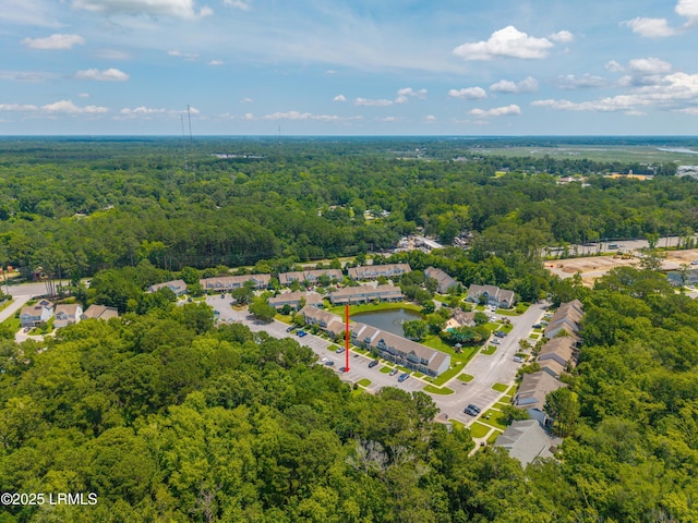 151 Bella Way, Beaufort, SC 29906 - aerial view of a heavily wooded area