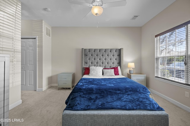 151 Bella Way, Beaufort, SC 29906 - carpeted bedroom featuring baseboards and ceiling fan