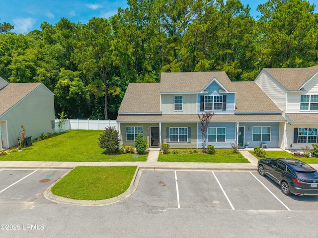 151 Bella Way, Beaufort, SC 29906 - townhome / multi-family property featuring uncovered parking and a shingled roof