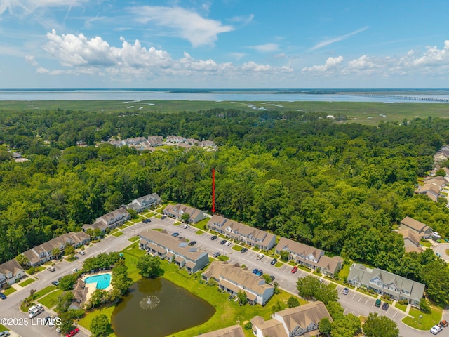 151 Bella Way, Beaufort, SC 29906 - aerial view of a nearby body of water and a heavily wooded area