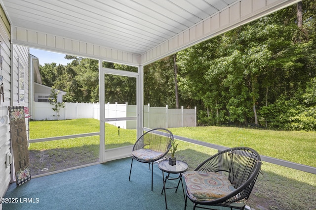 151 Bella Way, Beaufort, SC 29906 - view of unfurnished sunroom