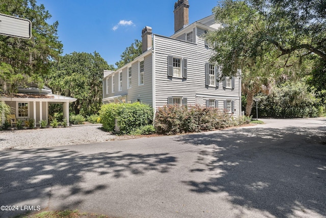 view of side of property