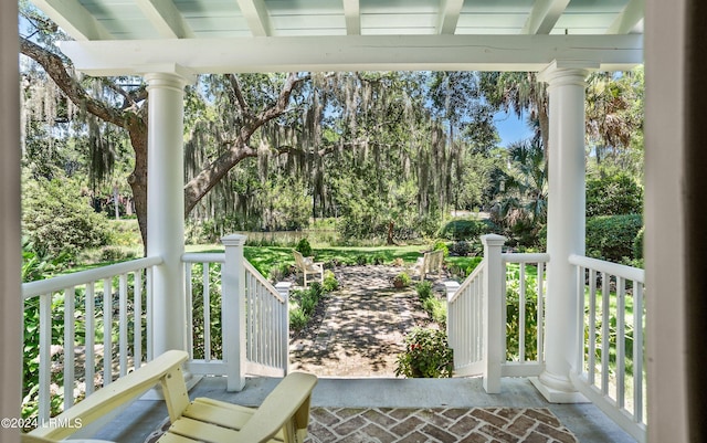 view of patio