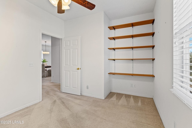 unfurnished bedroom with light carpet