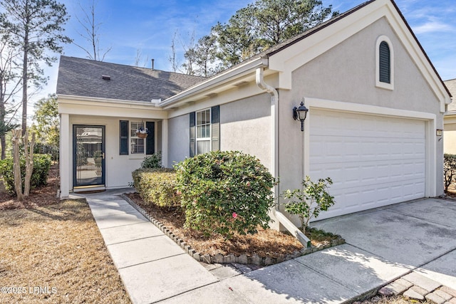 ranch-style house with a garage