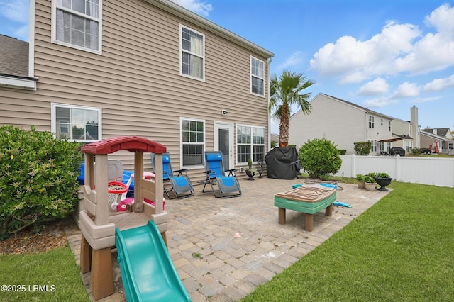 2239 Blakers Blvd, Bluffton, SC 29909 - rear view of property with a patio