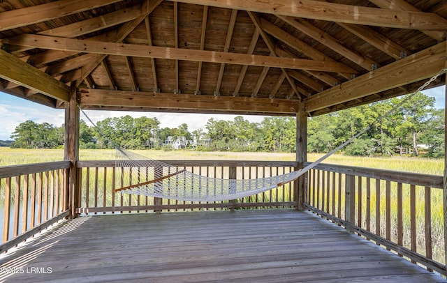 2960 Needlegrass Dr, Beaufort, SC 29902 - view of wooden terrace