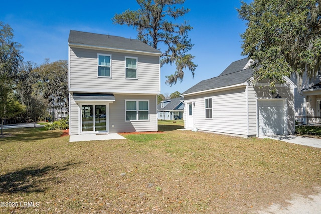 2960 Needlegrass Dr, Beaufort, SC 29902 - rear view of property with a yard