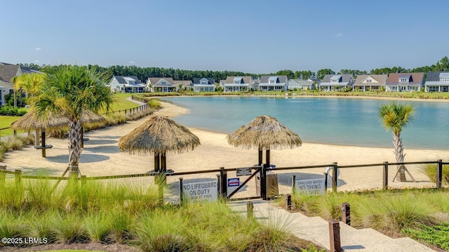 397 Hampton Lake Dr, Bluffton, SC 29910 - water view featuring fence and nearby suburban area