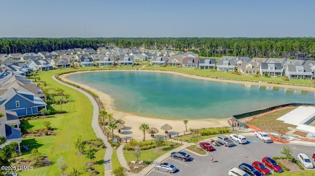 397 Hampton Lake Dr, Bluffton, SC 29910 - aerial view of residential area with a large body of water