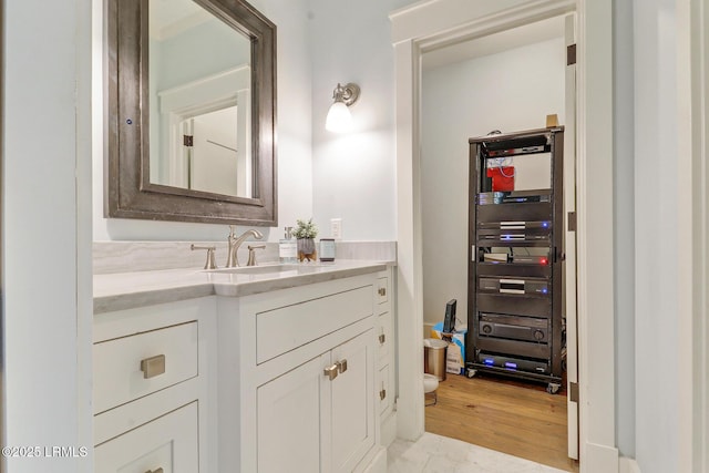24 Carrier Blf, Bluffton, SC 29909 - bathroom featuring vanity and wood finished floors