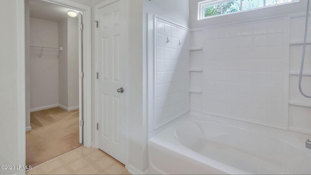 7 Harbison Pl, Beaufort, SC 29906 - bathroom featuring washtub / shower combination and baseboards