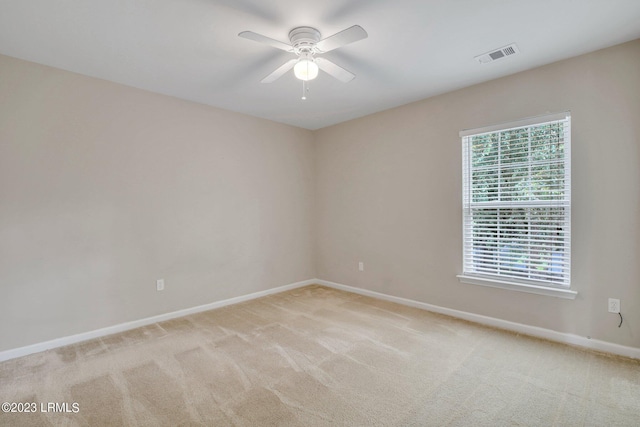 7 Harbison Pl, Beaufort, SC 29906 - spare room with a ceiling fan and light carpet