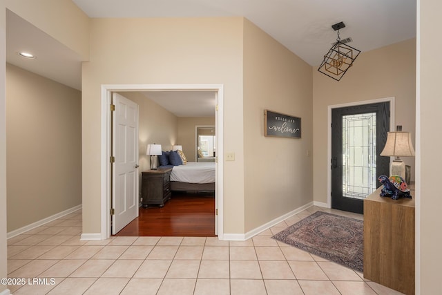 6 River Marsh Ln, Okatie, SC 29909 - entrance foyer featuring light tile patterned floors, baseboards, and recessed lighting