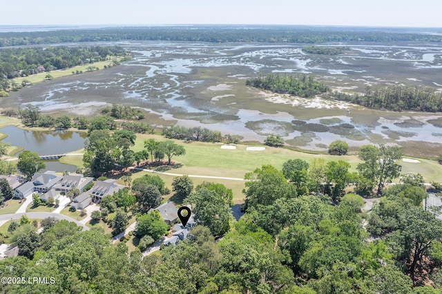 6 River Marsh Ln, Okatie, SC 29909 - bird's eye view of a nearby body of water and a local golf course