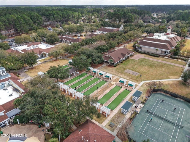 birds eye view of property featuring a residential view