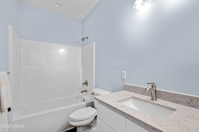 95 Salkehatchie Rd, Yemassee, SC 29945 - bathroom featuring vanity, toilet, and shower / tub combination
