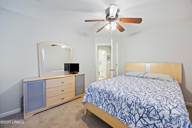 52 Lake Linden Ln Unit 52, Bluffton, SC 29910 - bedroom with light colored carpet and ceiling fan