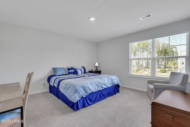 bedroom featuring carpet flooring