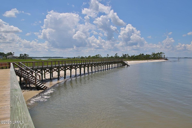1 Royal James Dr, Hilton Head Island, SC 29926 - dock area with a water view and a pier