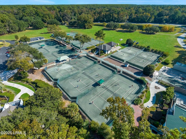 1 Royal James Dr, Hilton Head Island, SC 29926 - aerial view of a heavily wooded area