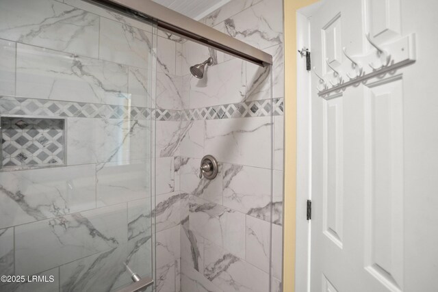 167 Beach Club Villa Dr Unit 167, Fripp Island, SC 29920 - bathroom with a marble finish shower