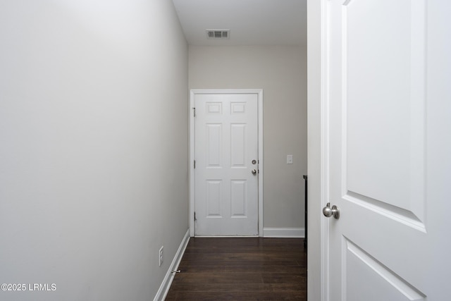145 Rudder Run, Bluffton, SC 29910 - hallway with dark wood-style floors and baseboards