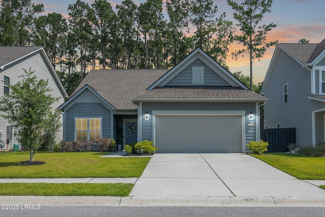 145 Rudder Run, Bluffton, SC 29910 - view of front facade featuring a garage, driveway, and roof with shingles