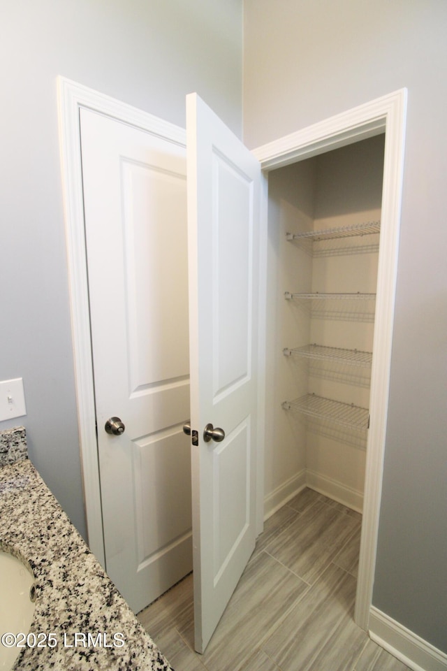 view of closet