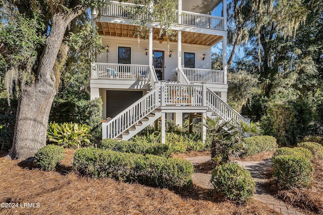 view of front facade with a porch