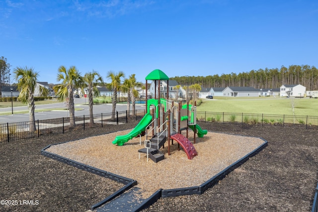 view of jungle gym