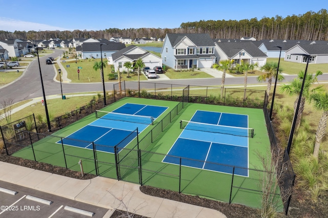 view of tennis court