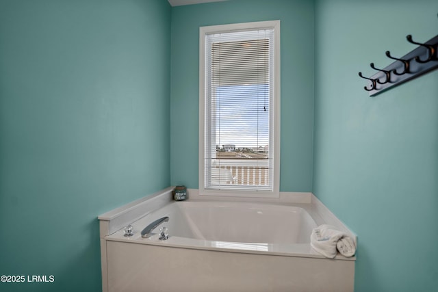 full bath with a bath