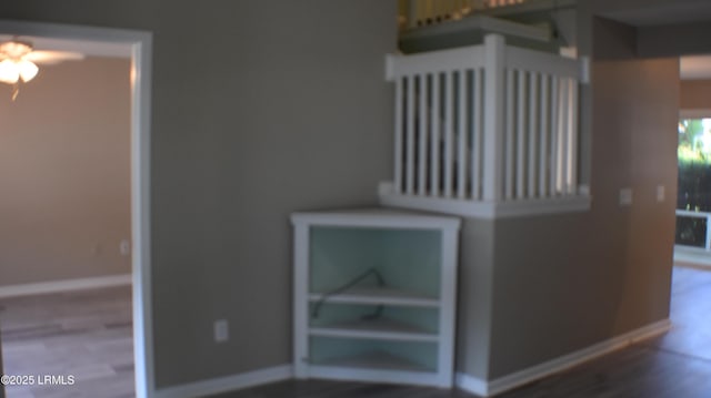 539 Candida Dr, Beaufort, SC 29906 - interior space featuring baseboards and wood finished floors