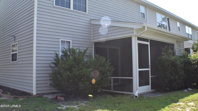 539 Candida Dr, Beaufort, SC 29906 - view of property exterior featuring a sunroom