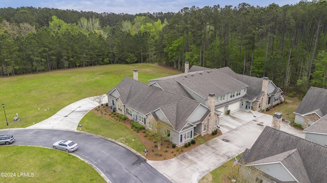 1034 Abbey Glen Way, Hardeeville, SC 29927 - aerial view with a view of trees