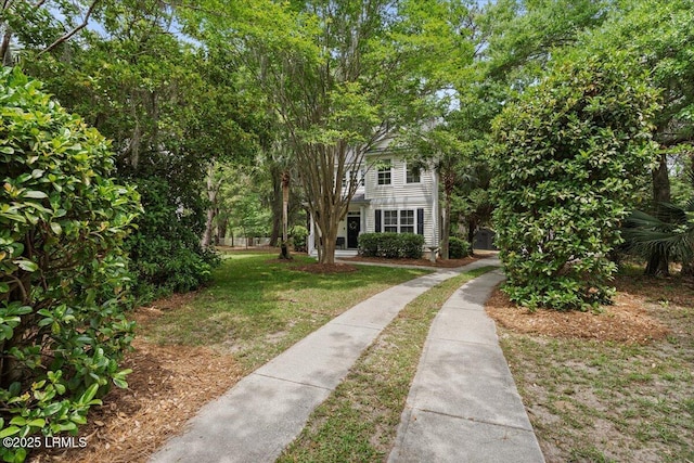 56 Timbercrest Cir, Hilton Head Island, SC 29926 - view of front of house featuring a front lawn