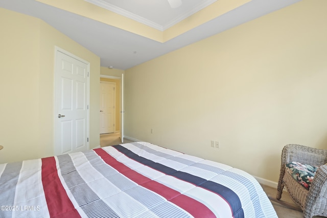 4924 Bluffton Pkwy Unit 18-202, Bluffton, SC 29910 - bedroom featuring carpet floors, baseboards, and crown molding
