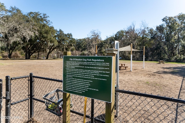 2718 Waddell Rd, Beaufort, SC 29902 - view of property's community with fence