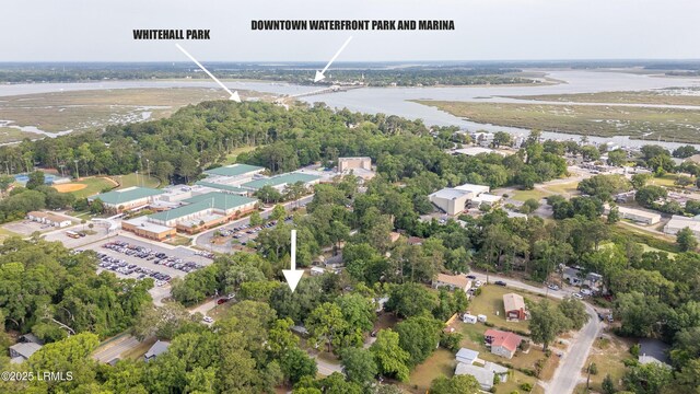 45 Youmans Dr, Ladys Island, SC 29907 - drone / aerial view of a large body of water