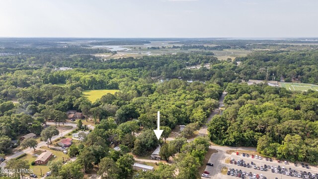 45 Youmans Dr, Ladys Island, SC 29907 - aerial view of a heavily wooded area
