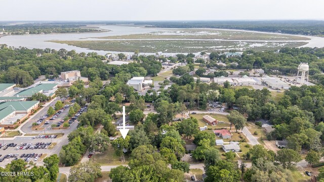 45 Youmans Dr, Ladys Island, SC 29907 - aerial view of property's location featuring a nearby body of water
