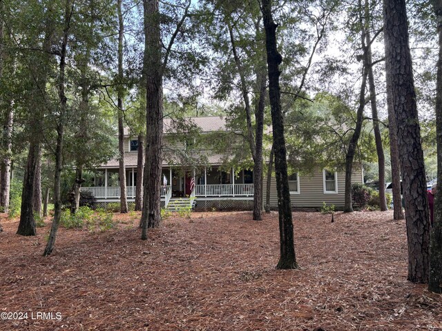 7 Flycatcher Ln, Beaufort, SC 29907 - view of front of house with covered porch