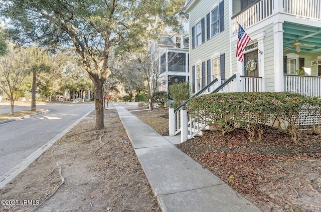 view of home's exterior