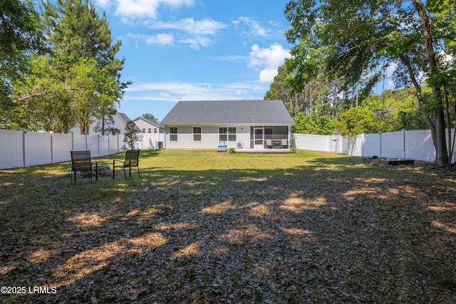 156 Teal Bluff Blvd, Seabrook, SC 29940 - rear view of house with a sunroom