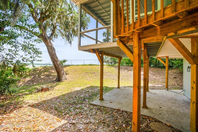 1203 Laudonniere St, Beaufort, SC 29902 - view of yard with a patio area