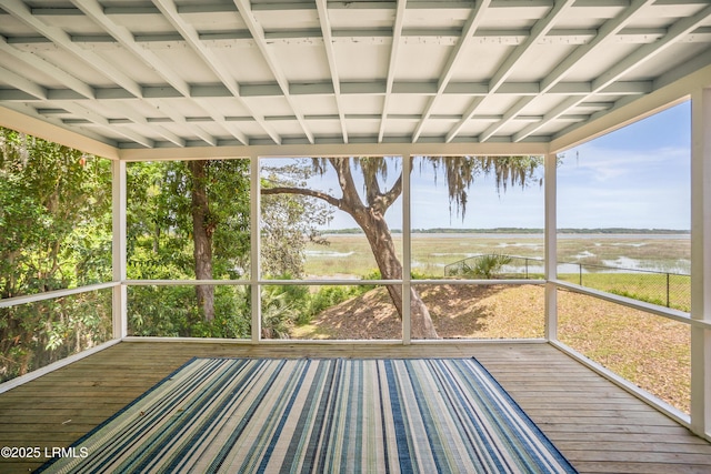 1203 Laudonniere St, Beaufort, SC 29902 - wooden terrace with a water view