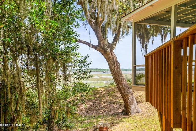 1203 Laudonniere St, Beaufort, SC 29902 - view of yard with a water view