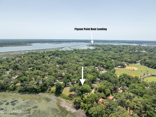 1203 Laudonniere St, Beaufort, SC 29902 - drone / aerial view of a nearby body of water