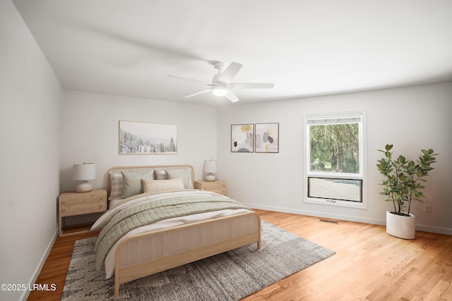 1203 Laudonniere St, Beaufort, SC 29902 - bedroom featuring wood finished floors and a ceiling fan